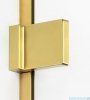 New Trendy Avexa Gold Brushed kabina prostokątna 80x110x200 cm złoto szczotkowane przejrzyste lewa EXK-1736